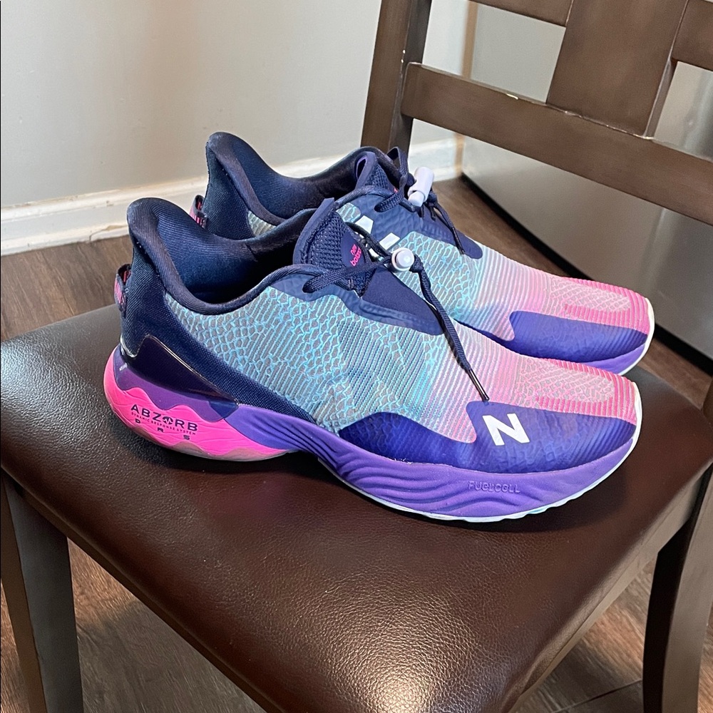 New Balance Blue, Pink & Purple Men’s Running Sneakers - Picture 5 of 5